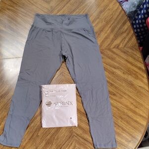 Women's Gray High-Waisted Leggings